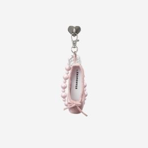 [정품] 스타벅스 핑크 슈 데코 키체인 Starbucks Pink Shoe Deco KeyChain 598774