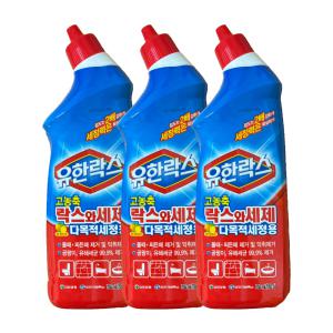 유한락스 고농축 락스와 세제 다목적 세정용 755ml x 3개