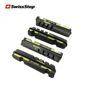 림브레이크 자전거 SwissStop 플래시 프로Evo 브레이크 패드 캘리퍼 분리형 바이크 카본 림 블랙 프린스