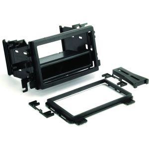 Scosche FD3090B는 1995-2016 Ford, Mercury, Lincoln Mazda 더블 DIN DIN+포켓 Dash 키트 블랙과 호환됩니