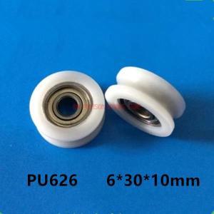 특별   Pu626 U 그루브 포장 플라스틱 나일론 베어링 인서트 626 타입 도르래 내경 6mm 6x30x10mm