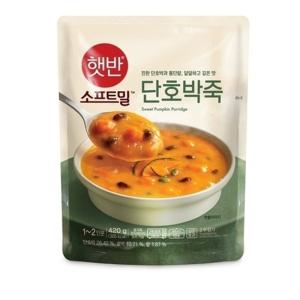 비비고 420g 햇반 소프트밀 단호박죽 10개