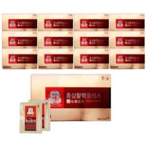 홍삼활력 플러스 40ml 30포 13개 정관장 면역력증진 피로개선 기억력개선