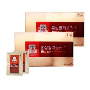 홍삼활력 플러스 40ml 30포 2개 정관장 면역력증진 피로개선 기억력개선