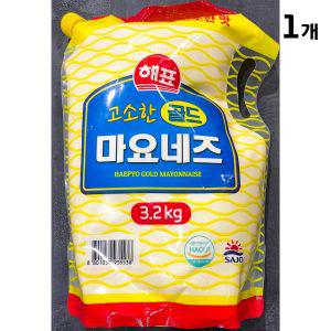 사조 마요네즈 스파우트팩 3.2kg 소스 소스류 네스 샐러드 드레싱