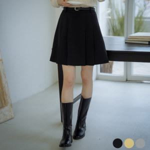 매장정품 틸아이다이 Belt set pleats skirt3color