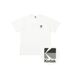 코닥 KODAK 빅로고 세미오버핏 반팔티셔츠 WHITE K4223ERS36WHT 277304