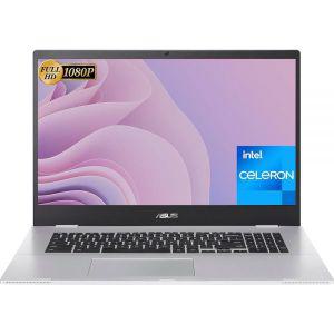 ASUS 비즈니스 학생용 크롬북 17 노트북 17.3인치 FHD 디스플레이 인텔 셀러론-N4500 4GB RAM 64GB EMMC+25