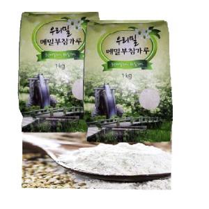 봉평원 우리밀 메밀부침가루-1kg(메밀50프로 업소용