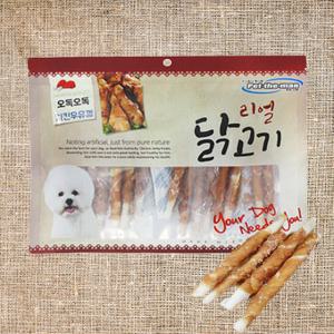 펫더맨 리얼 닭고기 오독오독 치킨우유껌 300g