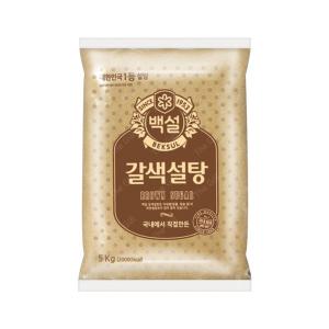 CJ제일제당 백설 갈색설탕 5kg 1개