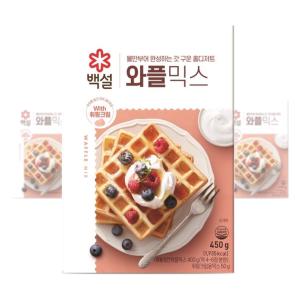 백설 와플믹스 450g 5개