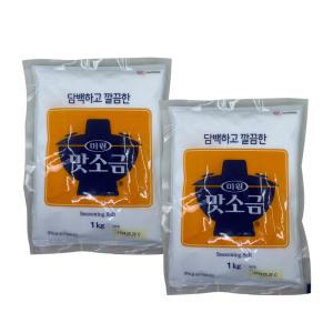 청정원 맛소금 1kg 2개