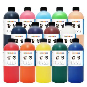 엄마표미술 감성물감1000ml 대용량 유아물감 물감놀이