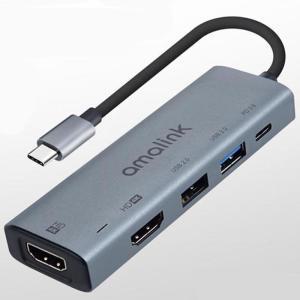 [JHQRV3LJ_4A]USB C to HDMI 듀얼 컨버터 4K 60Hz USB2