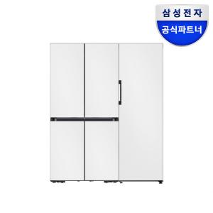 삼성전자 비스포크 4도어 키친핏 냉장고+김치냉장고 RF60DB9KF201+RQ32C76A201