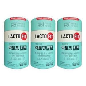 종근당건강 락토핏 생유산균 키즈 2000mg x 60포 3개