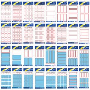 견출지 일반 보호 라벨 분류 표시 인덱스 네임스티커 이름스티커 보호견출지 네임라벨