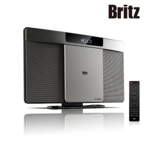 브리츠 BZ-T6530 블루투스 오디오 스피커 벽걸이가능 CD FM라디오 USB 알람 시계 미니 올인원 플레이어