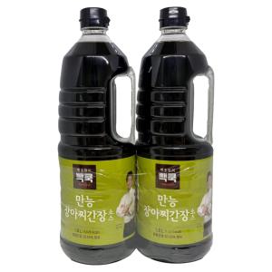 코스트코 백종원 만능장아찌 간장소스 장아찌 1.8Lx2입