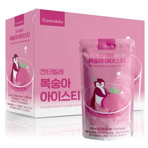 동서웰빙 칸타빌레 복숭아아이스티 230ml 10포