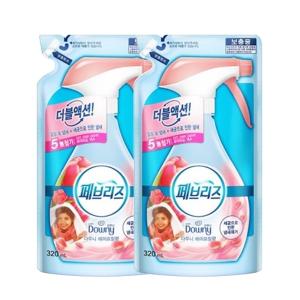 페브리즈 다우니향 리필 320ml x2 /섬유탈취제/냄새제거