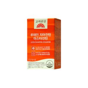 고려은단 루테인 지아잔틴 아스타잔틴 300mg 30캡슐