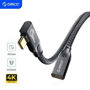 ORICO 샤오미 스위치 드라이브용 USB 32 연장 케이블 노트북 C타입 포트 확장용 PD 100W 20Gbps