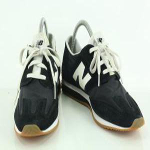 (New Balance)뉴발란스 320 블랙 스웨이드 화이트 로고 캐주얼 스니커즈 U320AC(260mm)