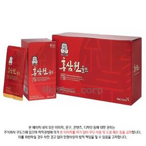 정관장 홍삼원골드100ml x 64포 한박스 (쇼핑백 없음)