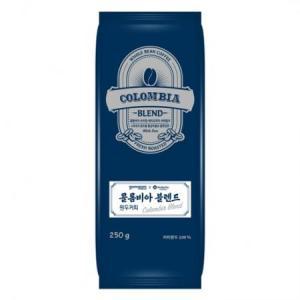 곰곰 콜롬비아 블렌드 원두, 홀빈(분쇄안함), 250g, 1개 one option