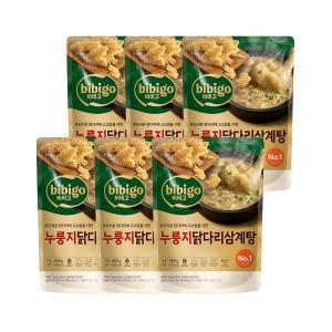 비비고 누룽지닭다리삼계탕 600g x6개