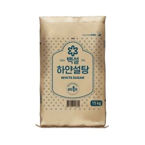 백설 하얀설탕 15kg x1개