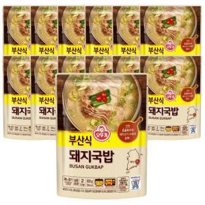 [오뚜기] 오뚜기 부산식 돼지국밥 500g 12개