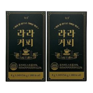 1+1 늘상 라라커피 14포 x 2박스