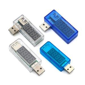 디지털 USB 모바일 전원 충전 현재 전압 테스터 미터 미니 의사 전류계 투명