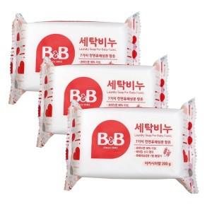 보리보리/비앤비 유아 세탁비누 200g 아카시아 X 12개/ 아기빨래