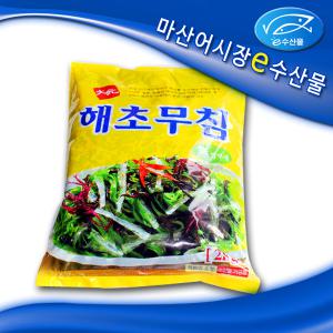 e수산물 해초샐러드 해초무침 2kg 다시마 미역 줄기 톳 국산남해 다이어트식품 무쳐있는 해조