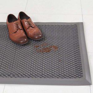 [유니온카페트] 엔트랩엣지매트 10mm 90x120cm (물기 흙먼지 제거용 출입구Mat Z형 오