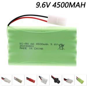 NI-MH AA 충전식 배터리 팩  RC 장난감 자동차 탱크 기차 로봇 보트 건 도구  대용량 9.6V  4500mah