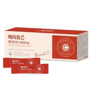 [휴온스]  메리트C산 3000mg 고함량 영국산 DSM 비타민C 3개월분, 90포