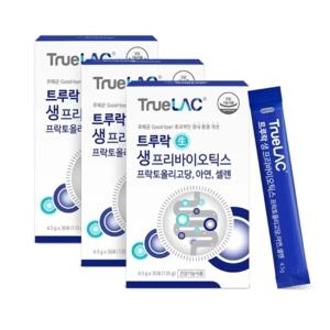 휴럼 트루락 생 프리바이오틱스 4.5g x 30포 x 3