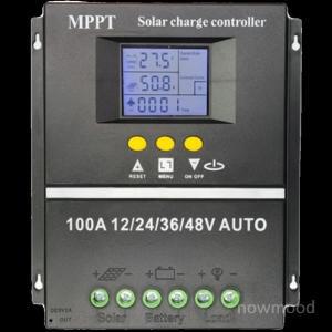 MPPT 태양광 컨트롤러 100A 자동 60A 80A 충전 방전 태양광충전 패널 발전