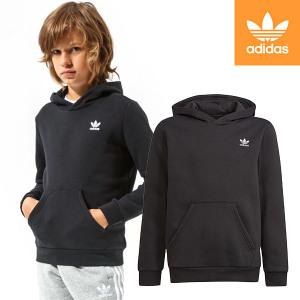 [매장정품] 아디다스 ADIDAS 키즈 130cm-160cm 주니어 오리지널 기모 로고 후드티 [H32352]