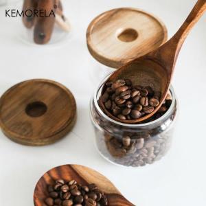 폴대 KEMORELA 티크 식기 나무 스푼 소쿠리 특수 수프 스키밍 요리 커트레이 주방 액세서리 도구 1pc