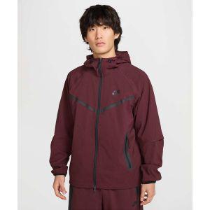 [매장정품] 나이키 NIKE 테크 바람막이 윈드러너 우븐 풀집 재킷 M - 버건디 크러쉬블랙 / HM7152-652