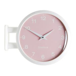 Morden Double Clock 모노 파스텔(Pink)벽걸이양면시계 인테리어소품 집들이 벽시계 거실 인테리어벽