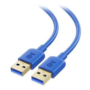 케이블매터스 짧은 USB 30 케이블 18m6피트 to 케이블USB A 케이블수수 코드더블 코드 블루