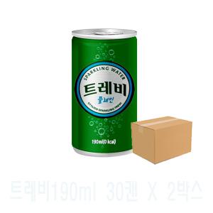 트레비 플레인 190ml 30캔(2박스)/안전박스포장