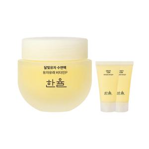 한율 달빛유자 수면팩, 100ml, 기획(70ml, 1개 + 15ml, 2개)